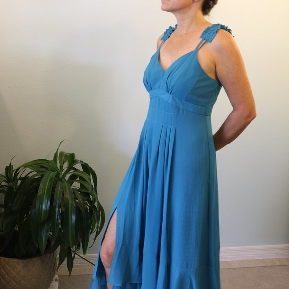 Nanette Lepore Dresses & Skirts - Nanette Lepore Teal Bella Donna dress Size 6